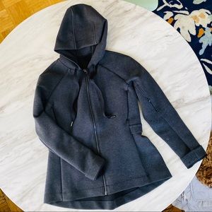 Lululemon gray peplum zip up